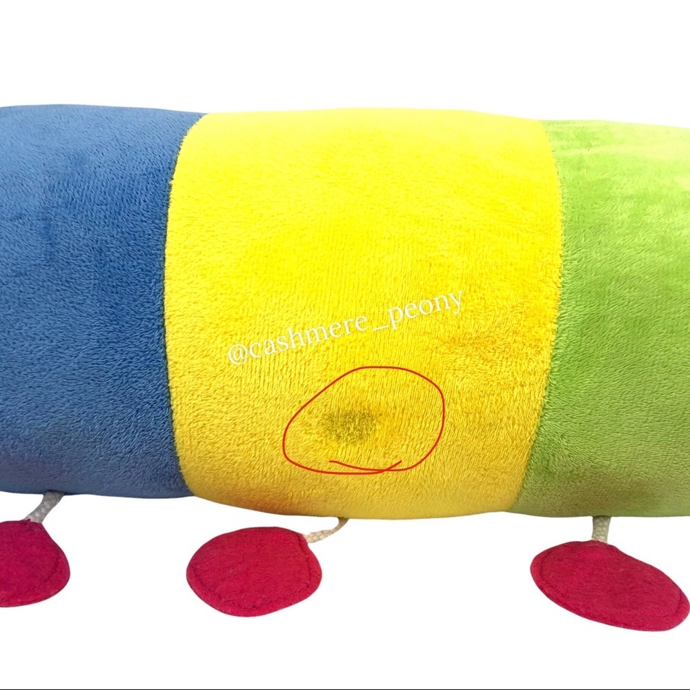 Rainbow Caterpillar Plush Pillow - Picture 6 of 6